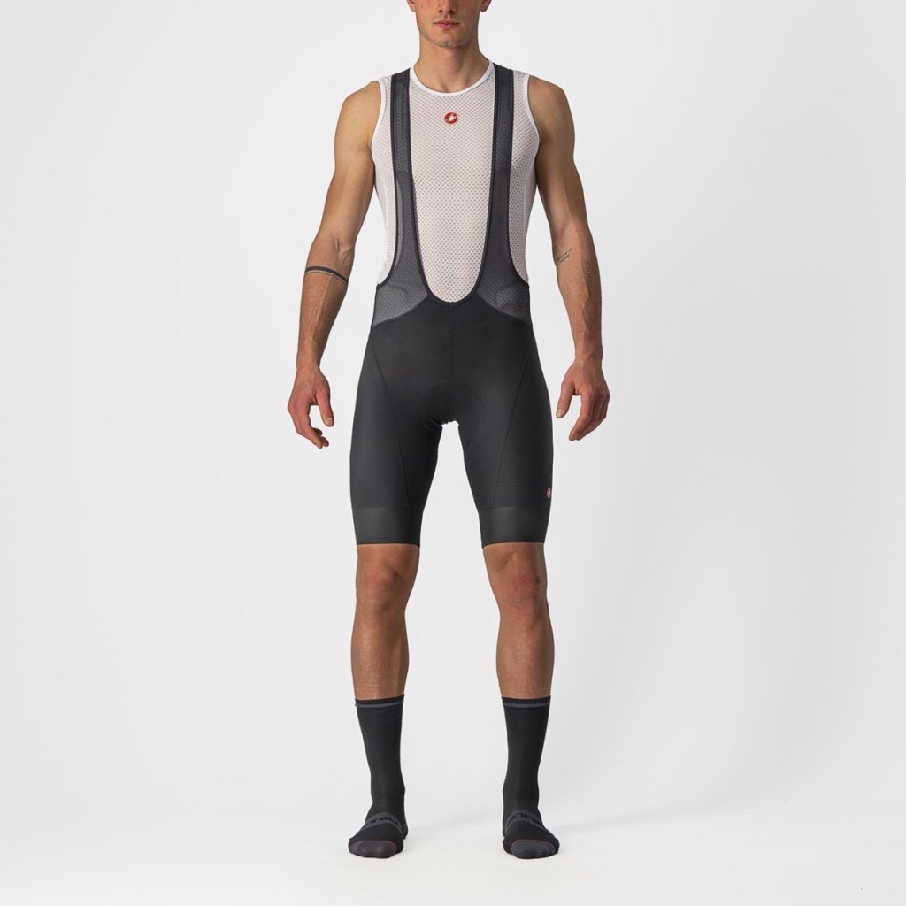 New Castelli Men's Endurance 3 Bibshort Cycling Biking Black Size Xl